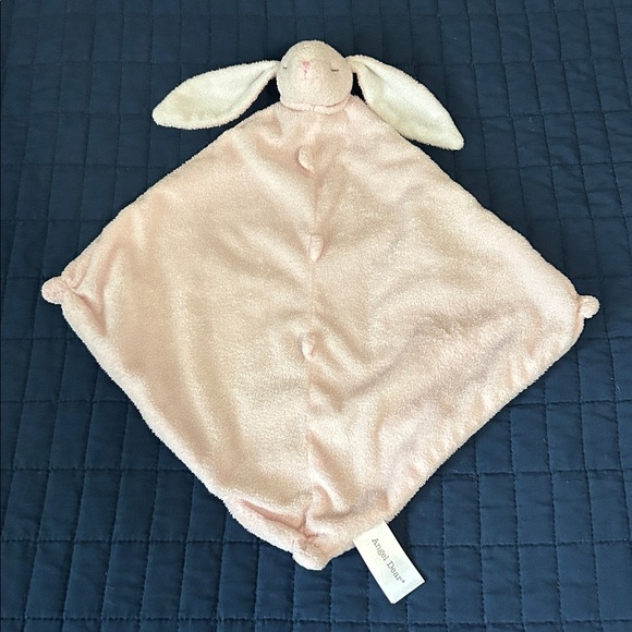 Angel Dear Other - Angel Dear Pink Bunny Lovey Security Blanket Doudou